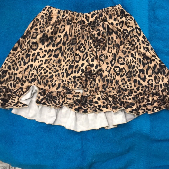 Cheetah hi low skirt NEW animal print 🔥 - Picture 2 of 10